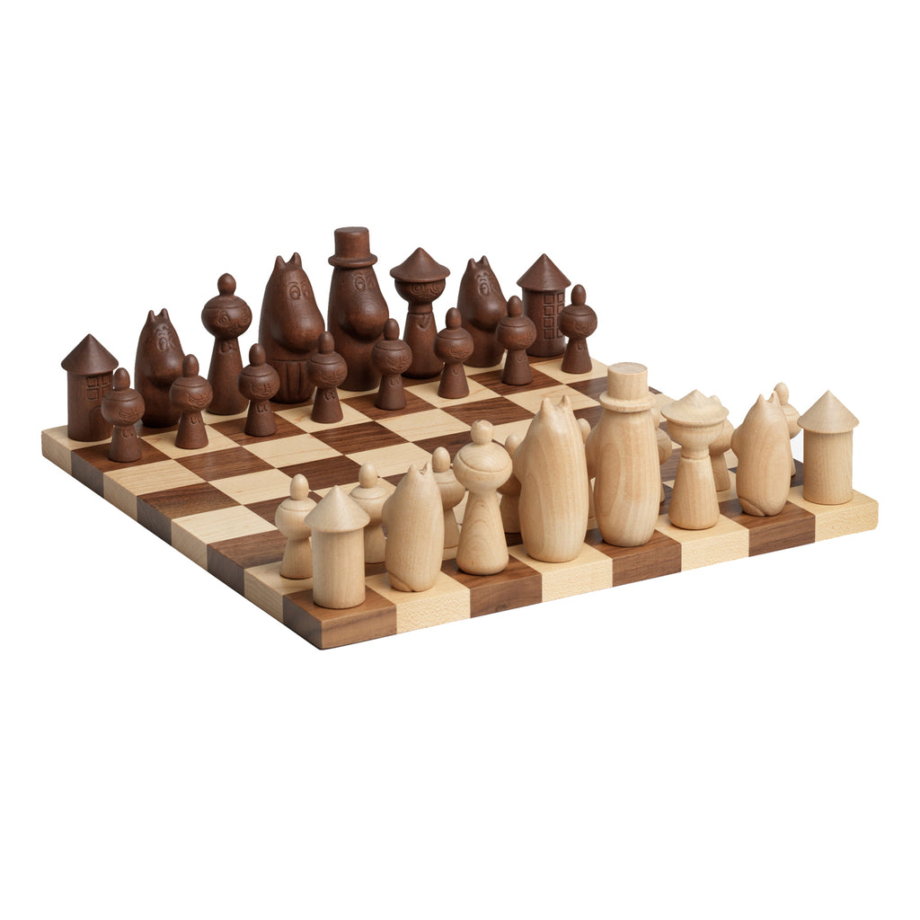 Wooden Chess - Moomin x Printworks