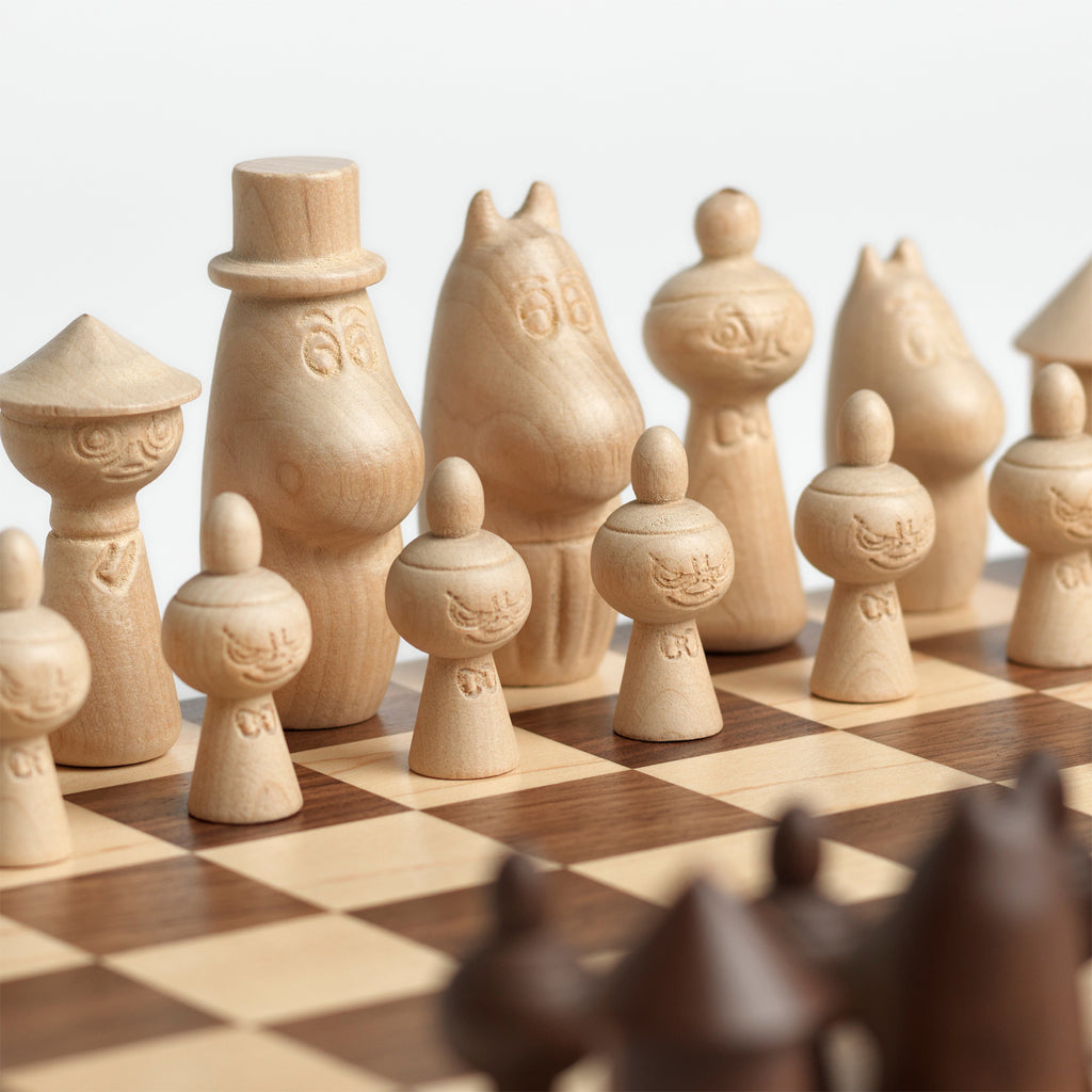 Wooden Chess - Moomin x Printworks
