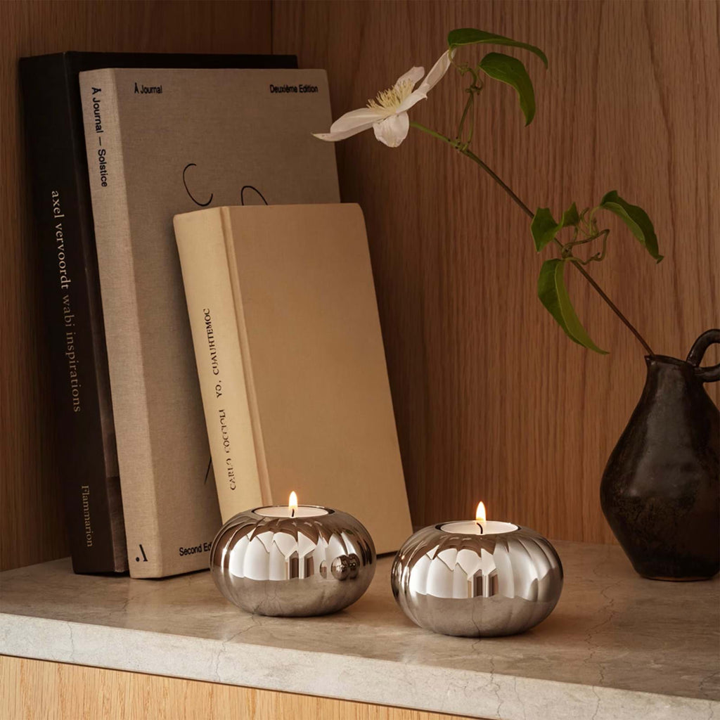 Bernadotte Tealight Candleholder Set 2 Pcs från Vålamagasinet Ljusstakar och ljuslyktor, Georg Jensen, Image-2