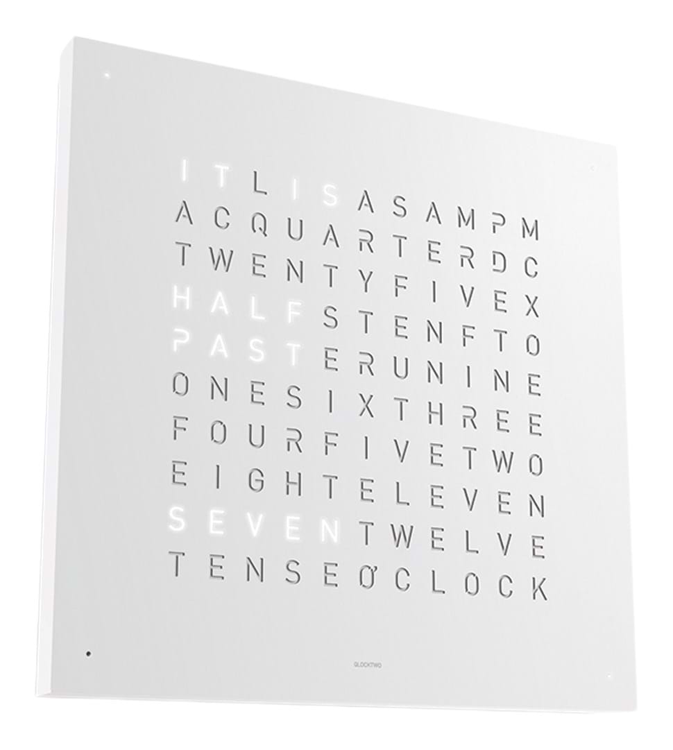 Earth 90 Stainless Steel från Vålamagasinet Klockor, Qlocktwo, Image-1