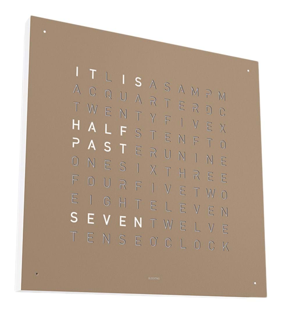 Earth 90 Stainless Steel från Vålamagasinet Klockor, Qlocktwo, Image-1