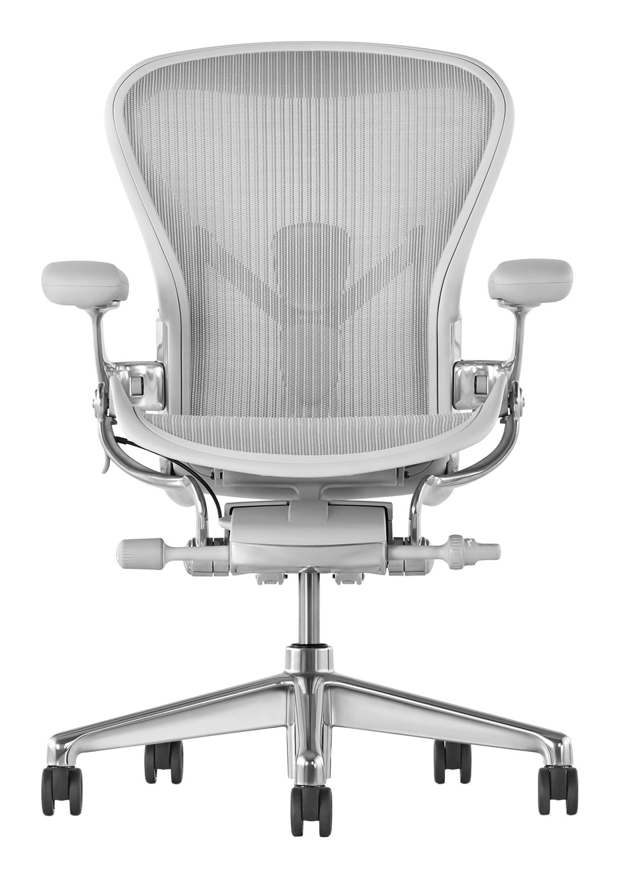 Aeron Re-Mastered Mineral/Blankpolerat från Vålamagasinet Skrivbordsstolar, Herman Miller, Image-1