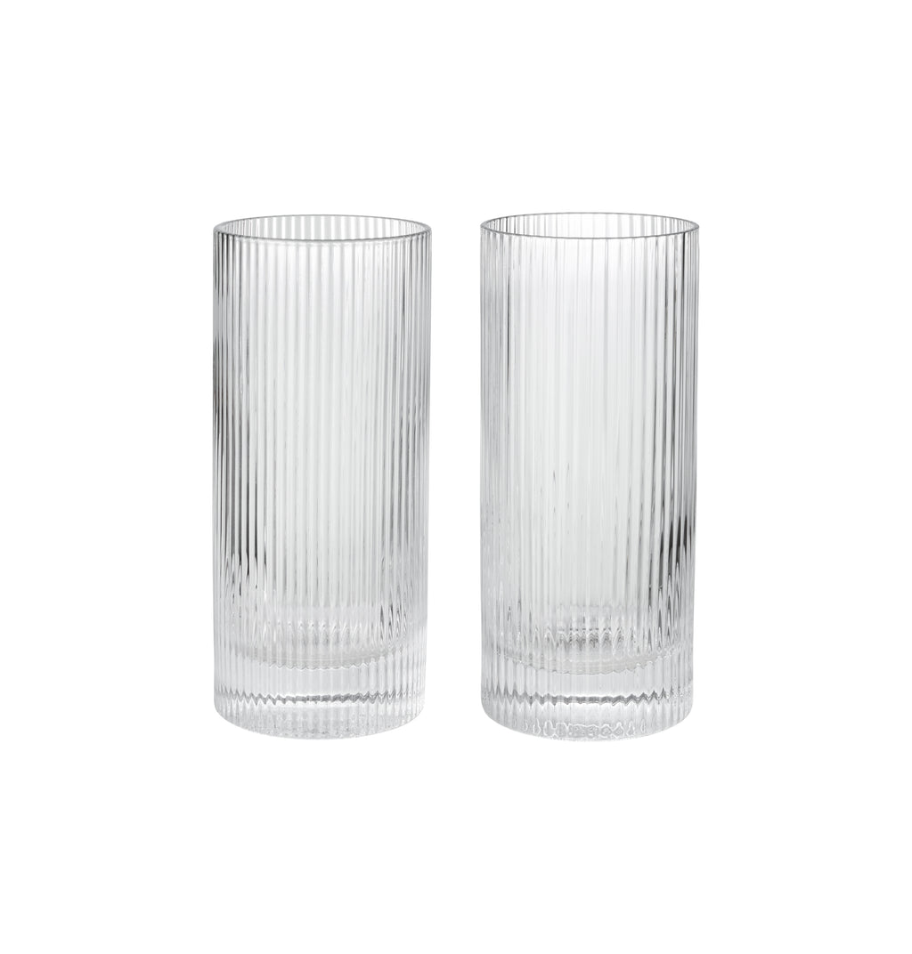 Ripple Highball Glasses Set of 2