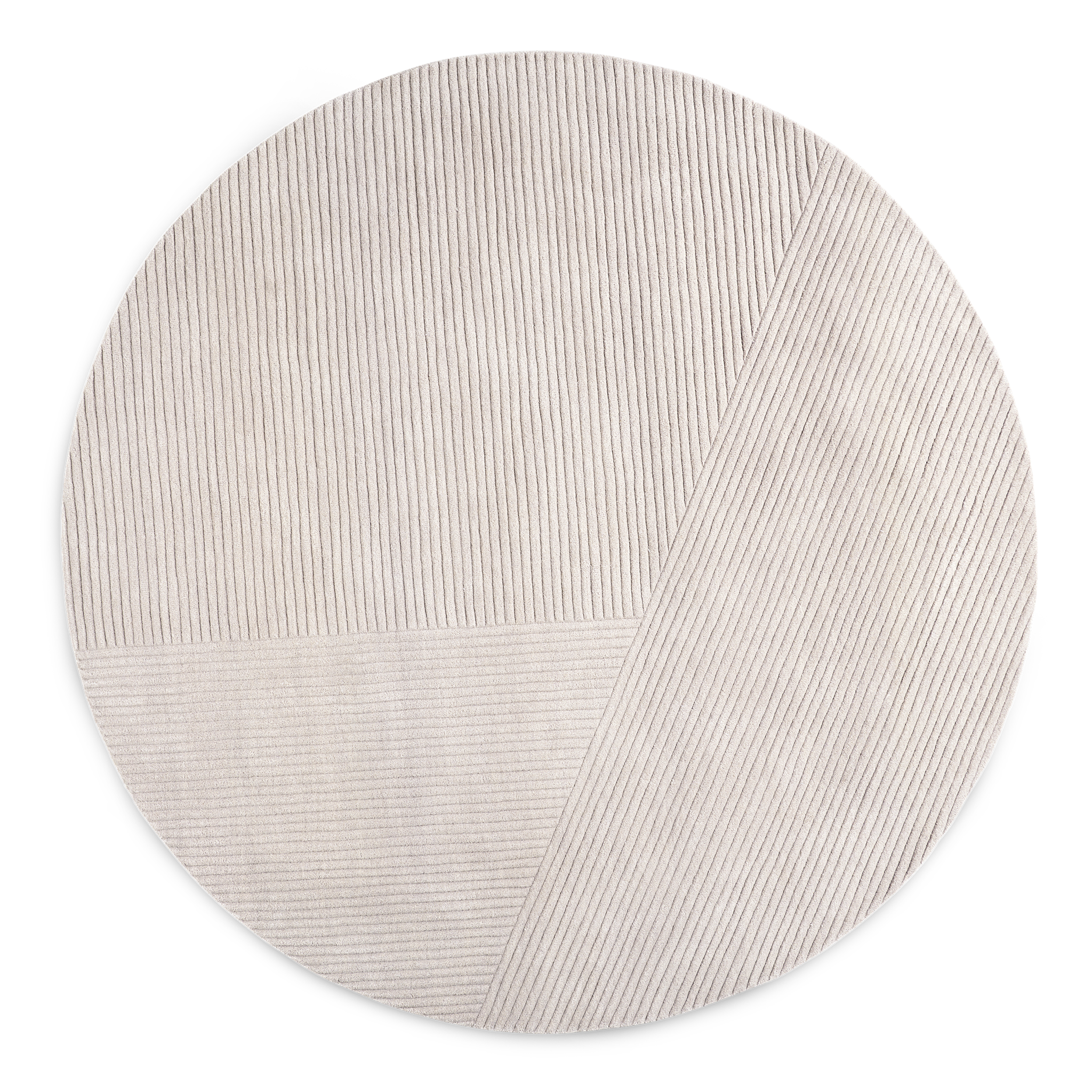 Row Rug Circular från Vålamagasinet Ullmattor, Northern, Image-1