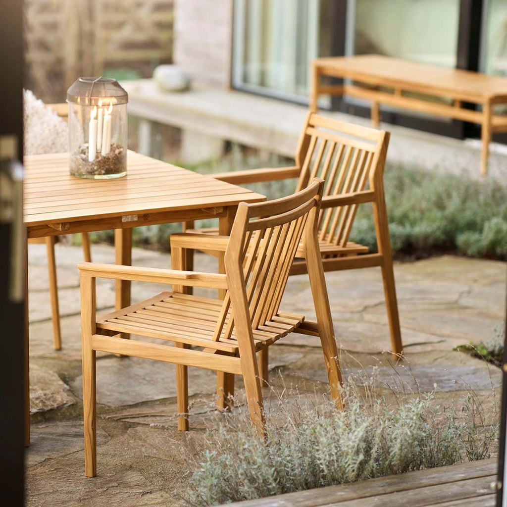 M10 Sammen Garden Bench 3 Seater från Vålamagasinet Pallar och bänkar utemöbler, FDB Møbler, Image-5