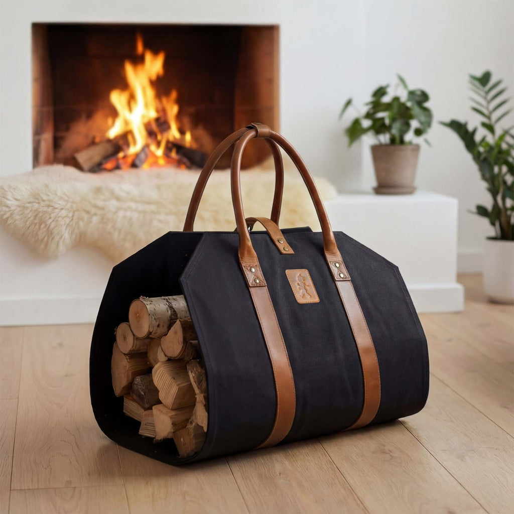 Vedkorg Canvas från Vålamagasinet Småförvaring, Solstickan, Image-3