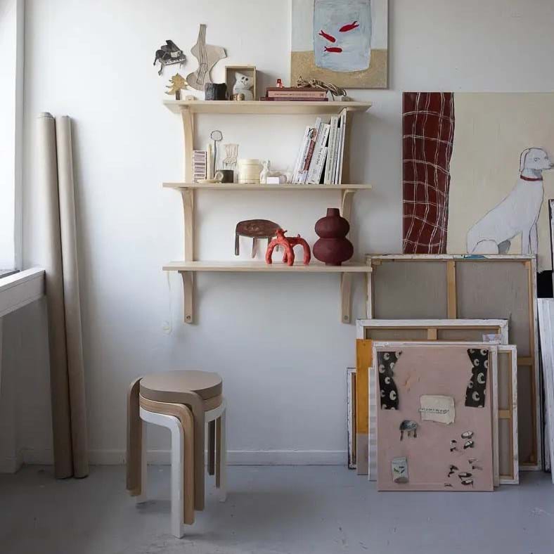 Levi Hylla 90 cm 3 Hyllplan från Vålamagasinet Hyllor, Swedese, Image-3