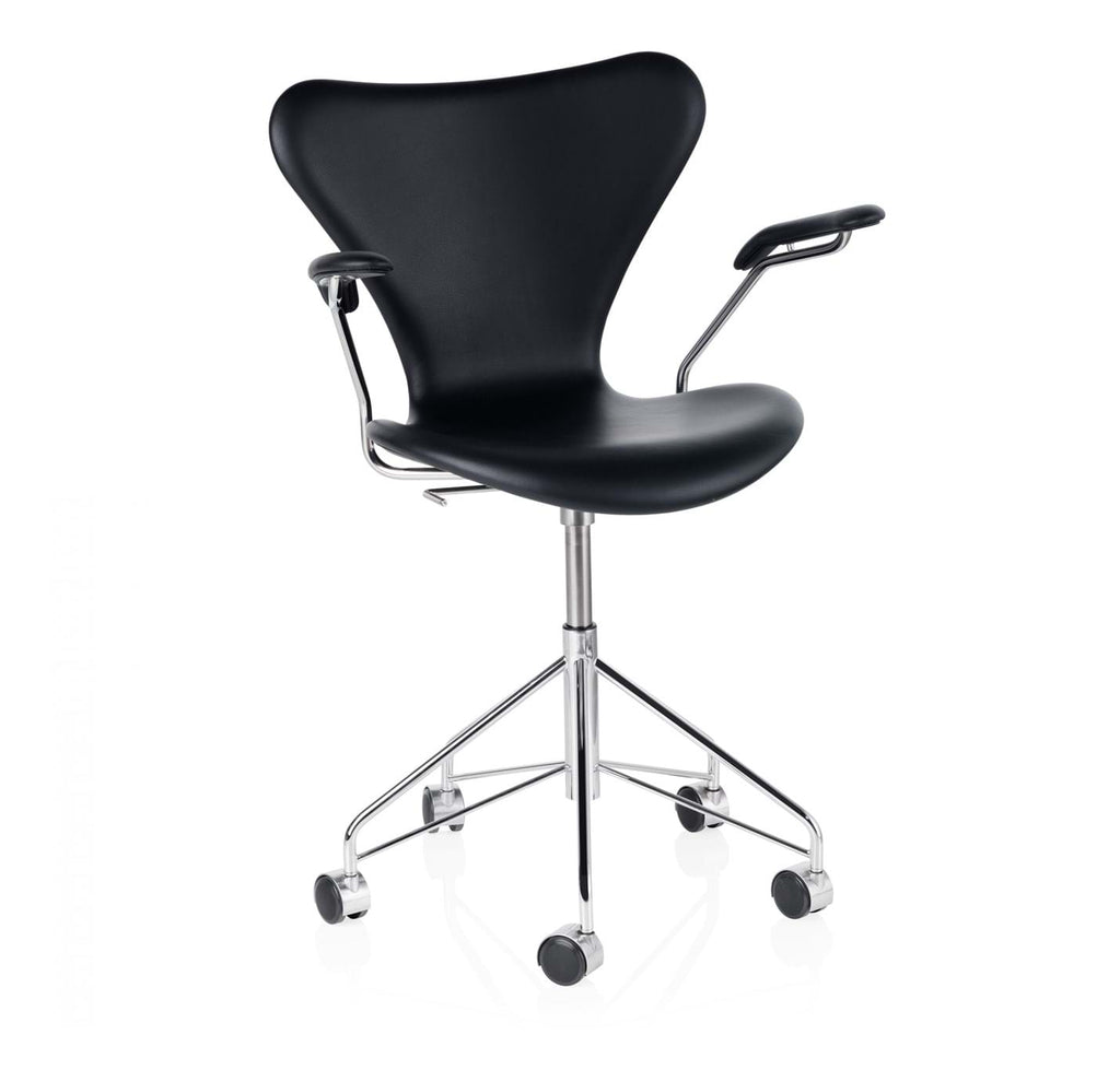 Sjuan 3217 Kontorsstol Helklädd från Vålamagasinet Skrivbordsstolar, Fritz Hansen, Image-1