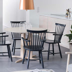 Lilla Åland Karmstol Ek från Vålamagasinet Matstolar, Stolab, Image-2