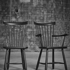 Lilla Åland Karmstol Ek från Vålamagasinet Matstolar, Stolab, Image-3