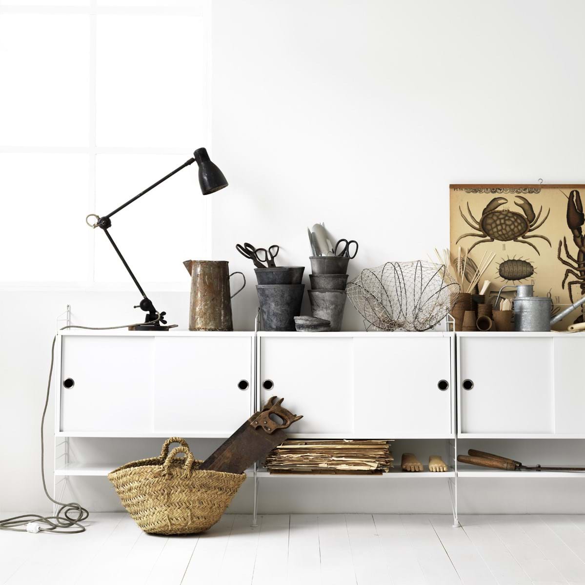 String Skåp/Skjutdörrar 78x30 från Vålamagasinet Skåp och vitrinskåp, String, Image-5