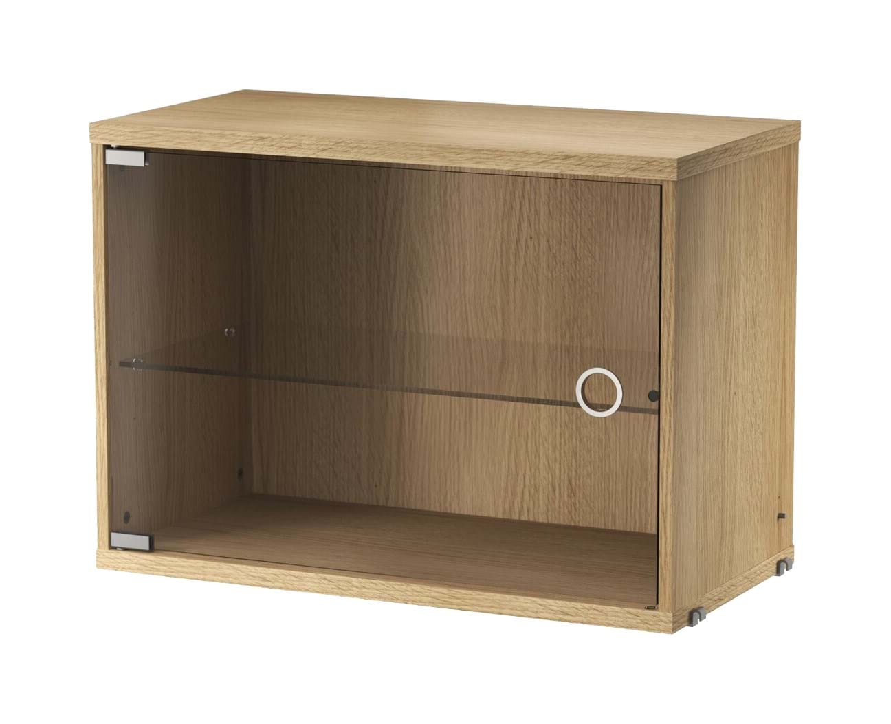 String Skåp Med Glasdörr 58x30 från Vålamagasinet Hyllor, String, Image-1