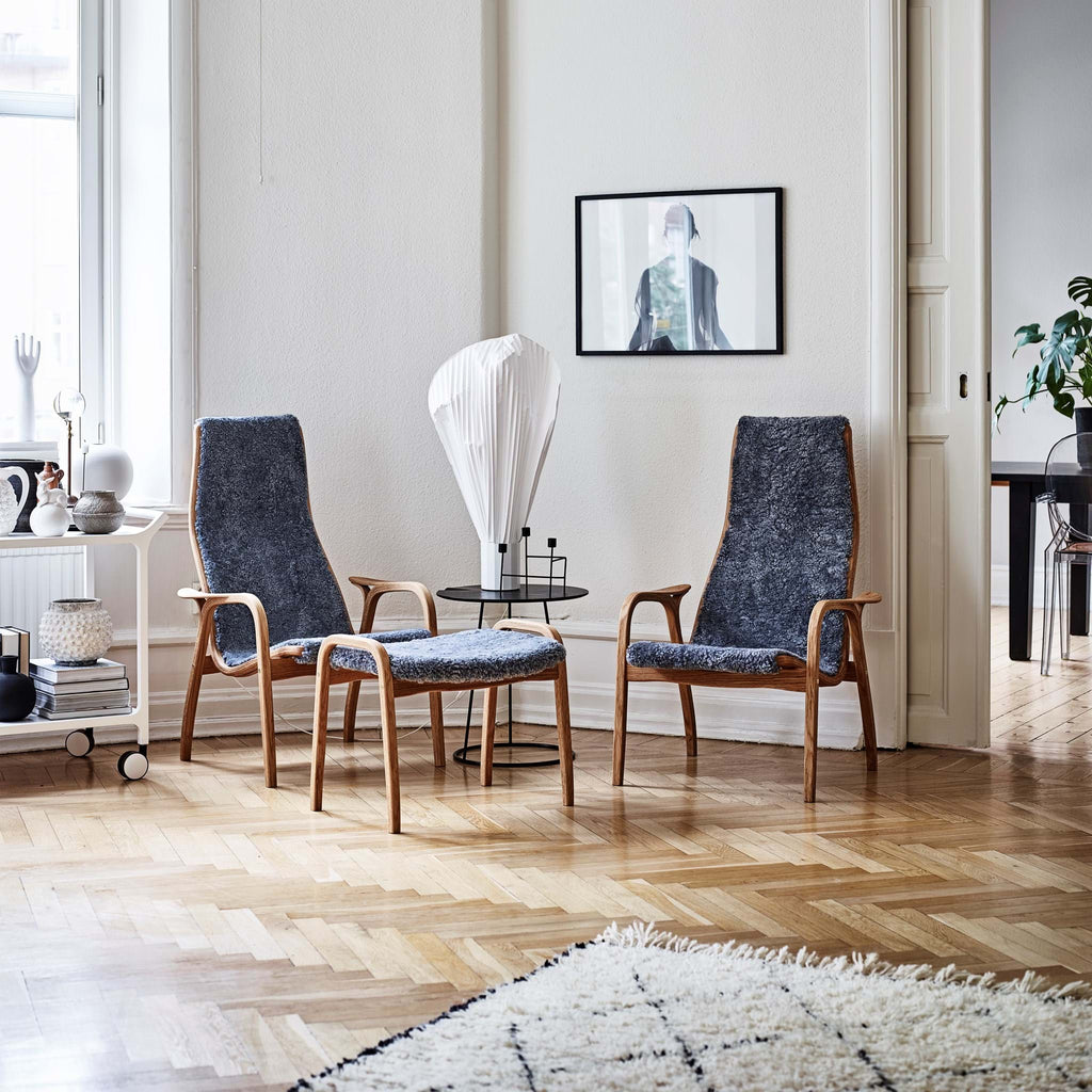 Lamino Fåtölj + Pall  Ek Oljad från Vålamagasinet Fåtöljer, Swedese, Image-4