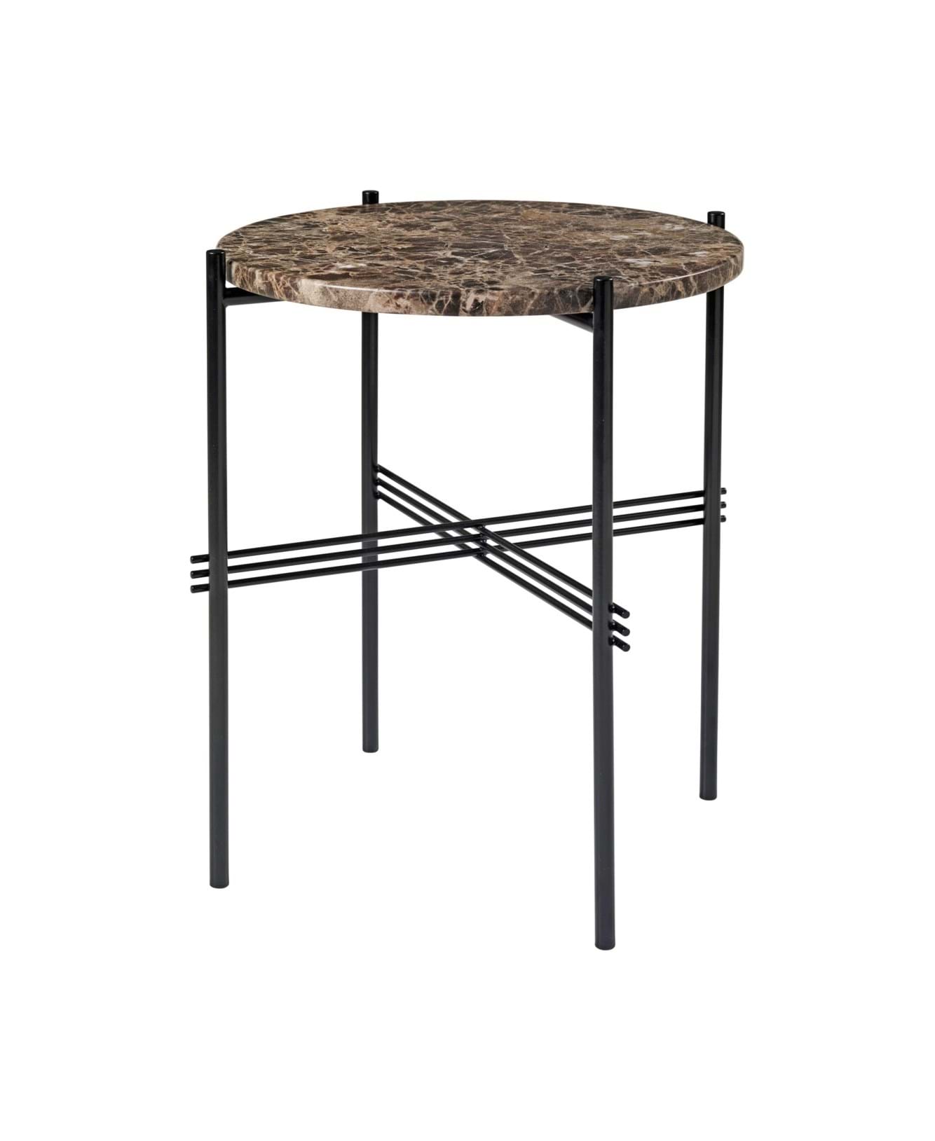 Ts Side Table Ø40 cm Black Frame från Vålamagasinet Sidobord, Gubi, Image-1
