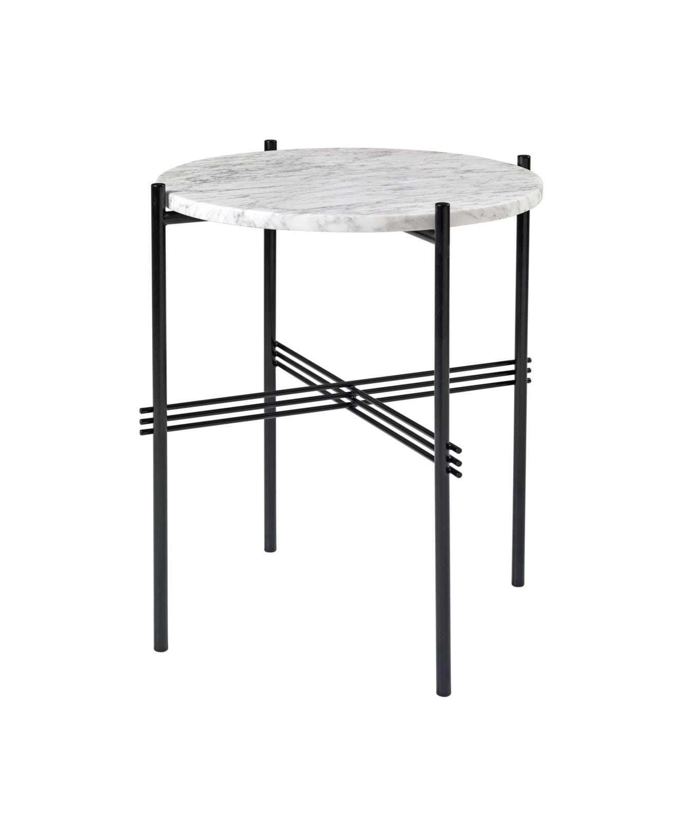 Ts Side Table Ø40 cm Black Frame från Vålamagasinet Sidobord, Gubi, Image-1