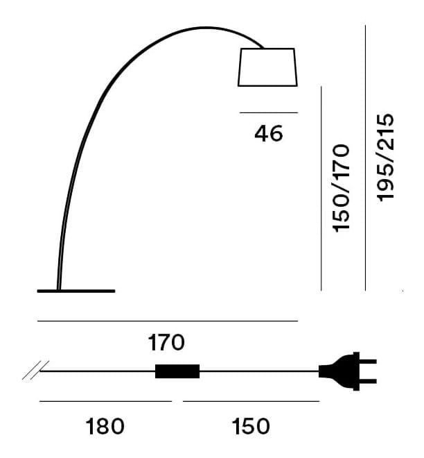 Twiggy Floor Lamp från Vålamagasinet Golvlampor, Foscarini, Image-2