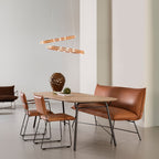 Vidar 135 cm Dining Bench With Back
