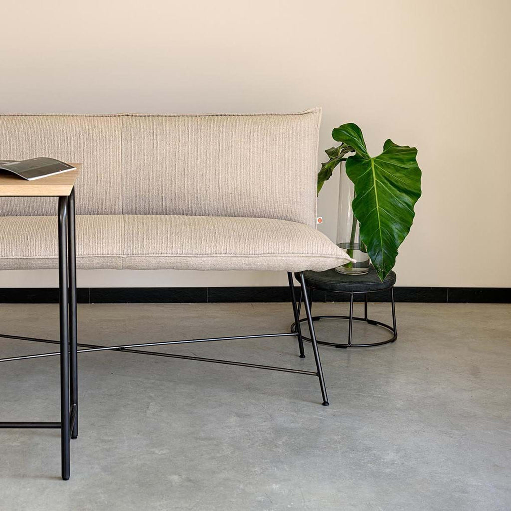 Vidar 135 cm Dining Bench With Back från Vålamagasinet Bänkar och pallar, Jess, Image-3