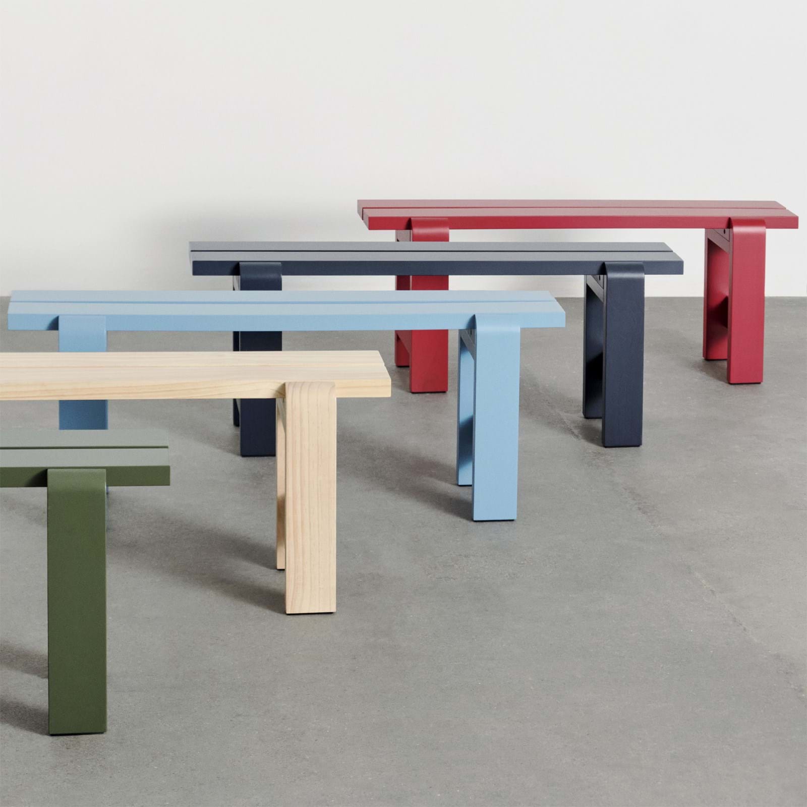 Weekday Bench 111 cm från Vålamagasinet Pallar och bänkar utemöbler, HAY, Image-5