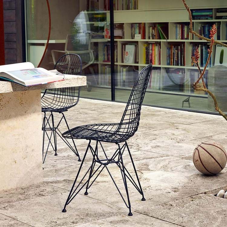 Wire Chair DKR från Vålamagasinet Matstolar, Vitra, Image-3