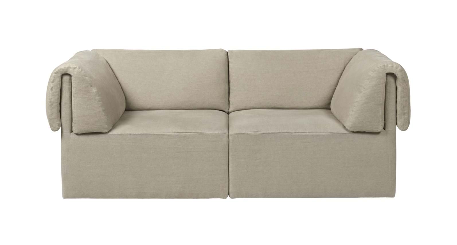 Wonder Sofa 2-seater Fixed Cover från Vålamagasinet Soffor, Gubi, Image-1