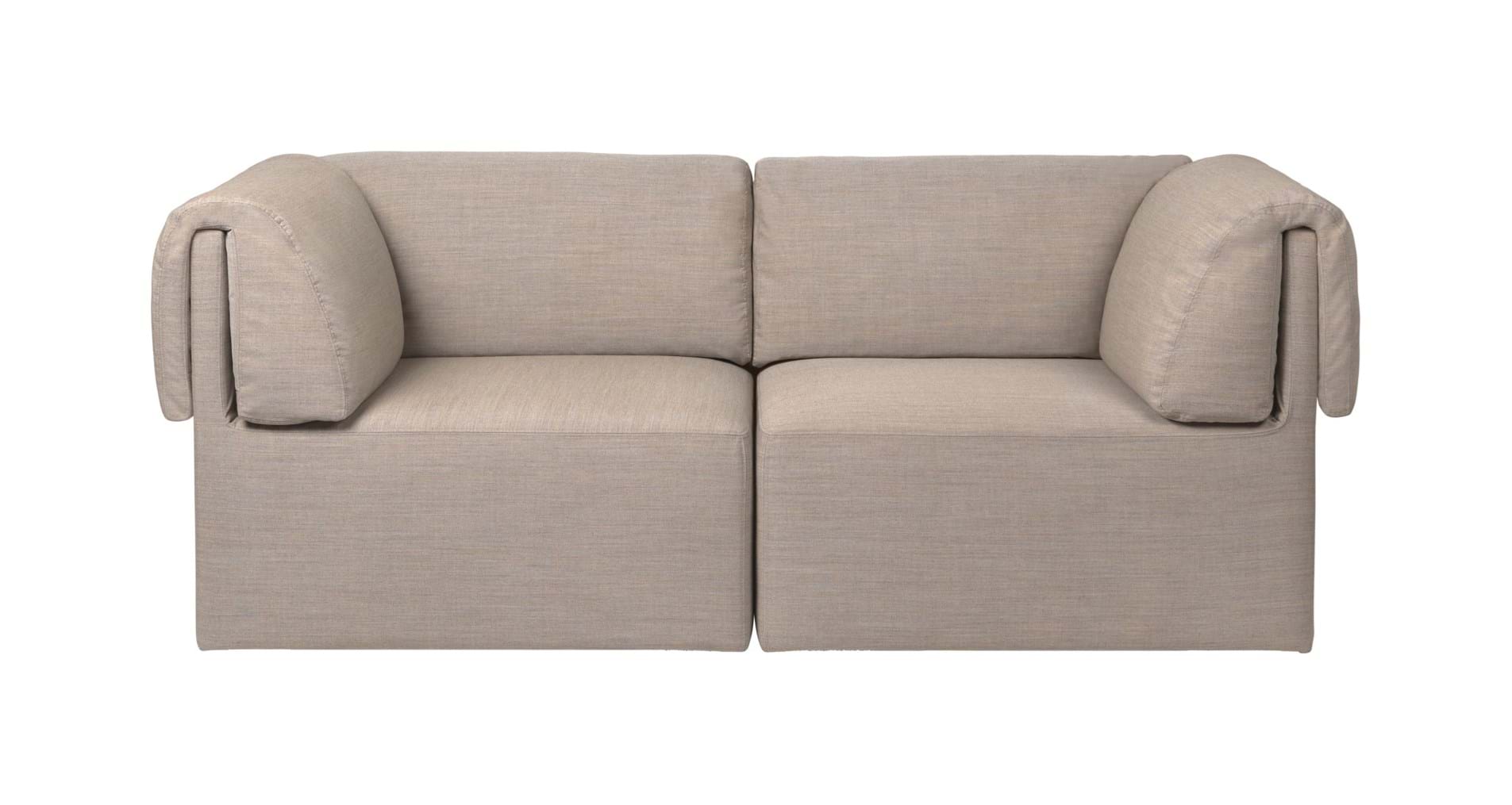 Wonder Sofa 2-seater Fixed Cover från Vålamagasinet Soffor, Gubi, Image-1