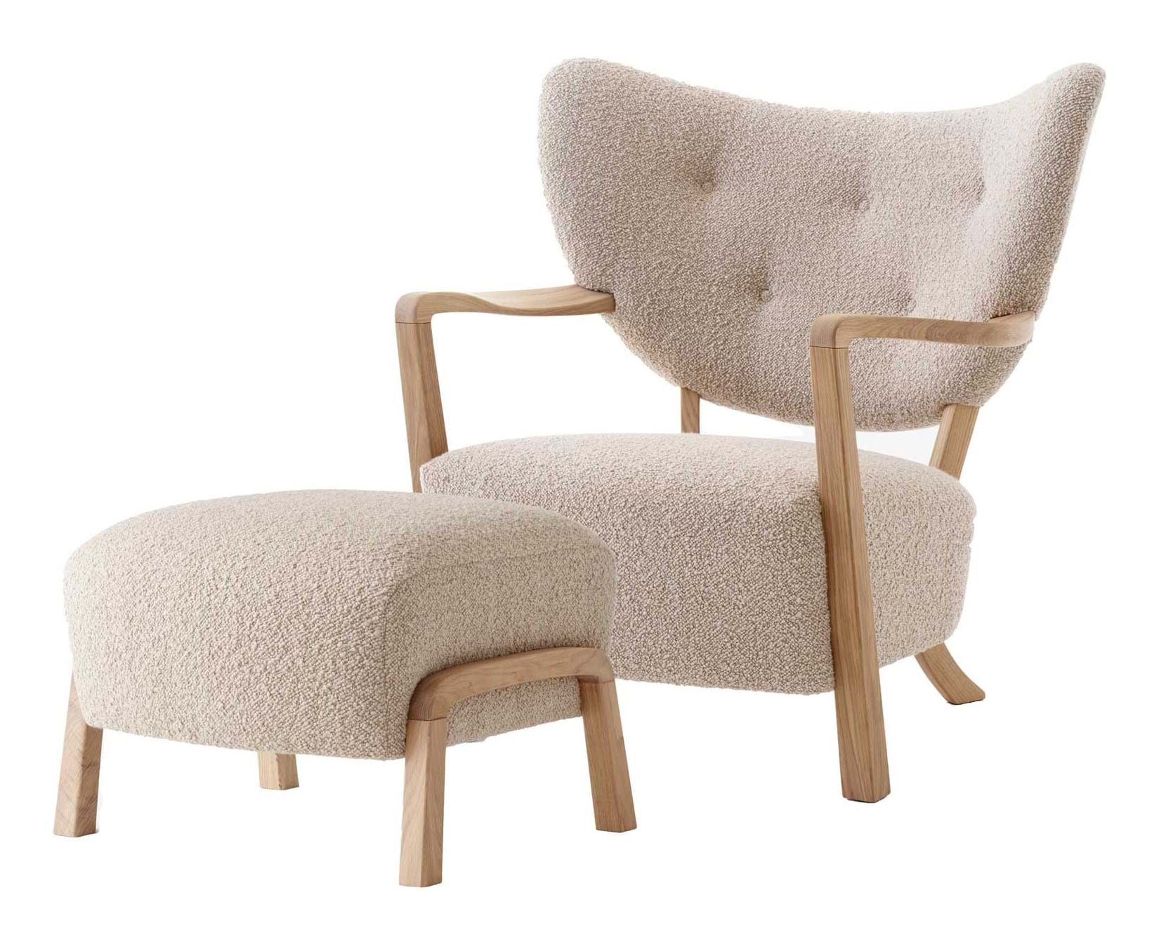 Wulff  ATD2 och Pouf ATD3 från Vålamagasinet Fåtöljer, &Tradition, Image-1