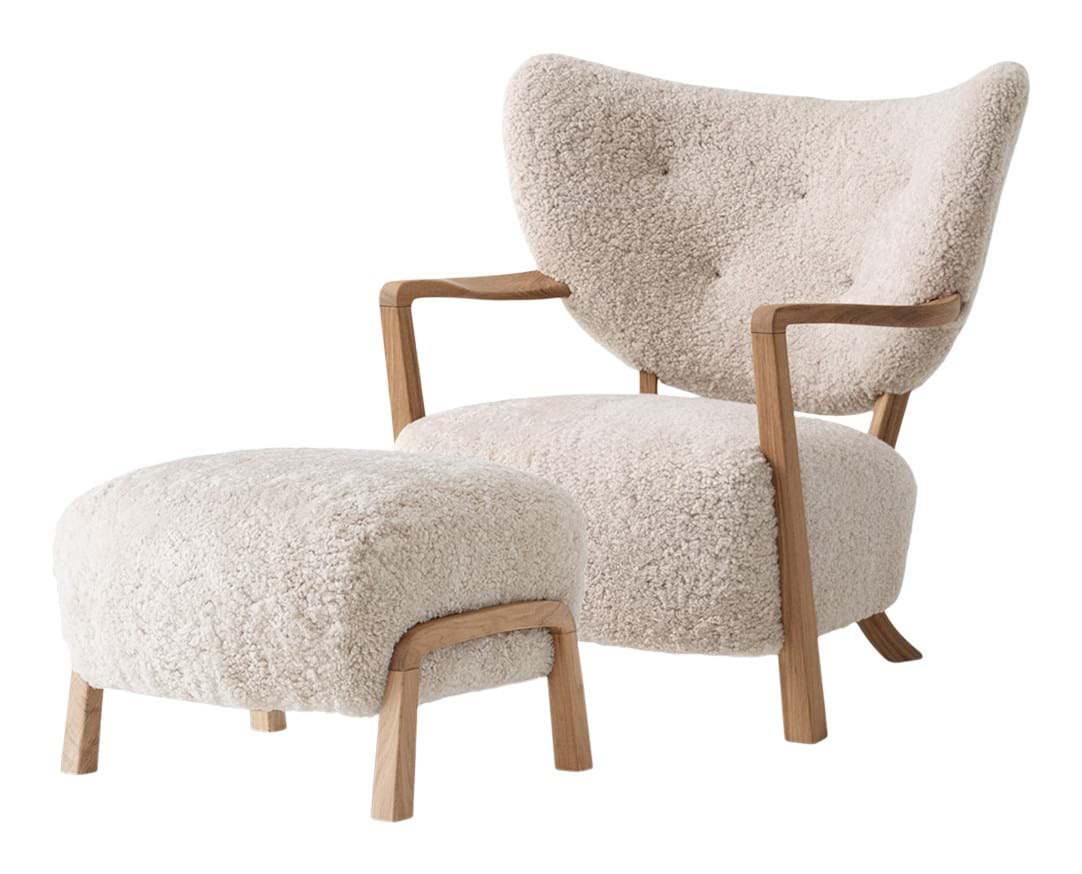 Wulff  ATD2 och Pouf ATD3 från Vålamagasinet Fåtöljer, &Tradition, Image-1