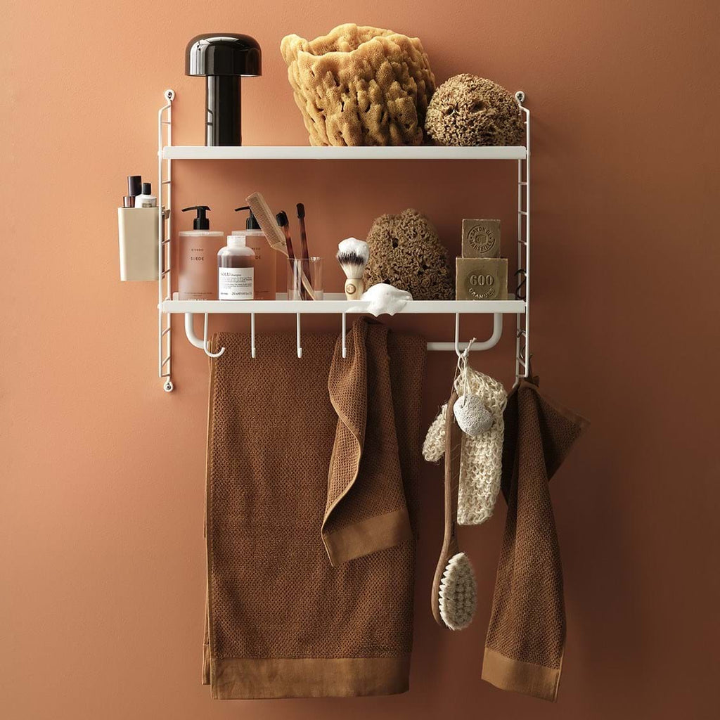 String Krokar För Metallhyllplan 5-pack från Vålamagasinet Hyllor, String, Image-2