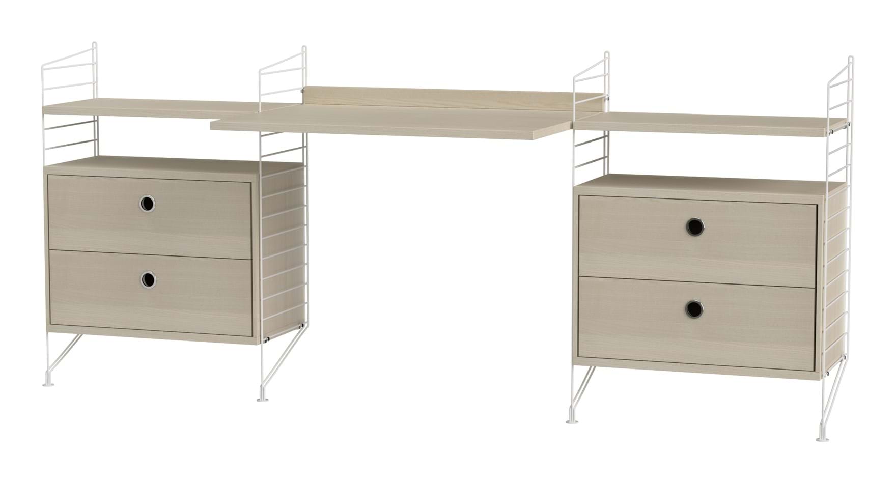 String Arbetsplats Kombination C från Vålamagasinet Skrivbord, String, Image-1