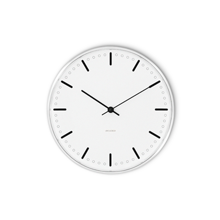 AJ City Hall Wallclock från Vålamagasinet Klockor, Arne Jacobsen Tableclock, Image-1