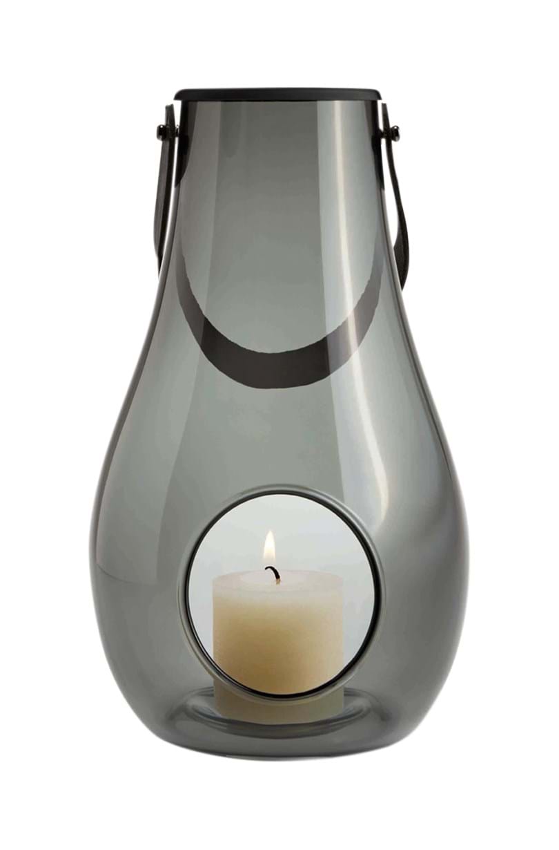 Design With Light Lantern Smoke från Vålamagasinet Ljusstakar och ljuslyktor, Holmegaard, Image-1