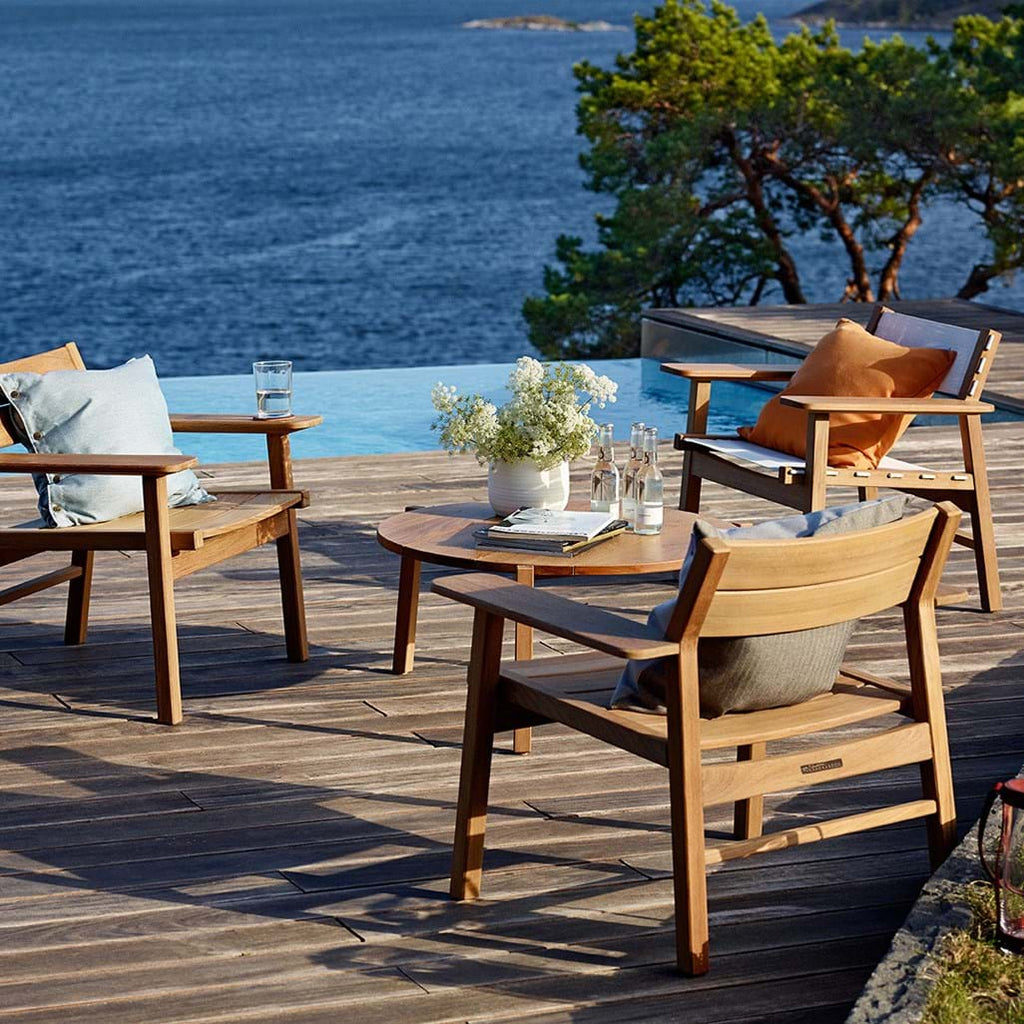 Djurö Bord Ø:79 cm - Teak från Vålamagasinet Soffbord utemöbler, Skargaarden, Image-3