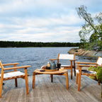 Djurö Bord Ø:79 cm - Teak från Vålamagasinet Soffbord utemöbler, Skargaarden, Image-2