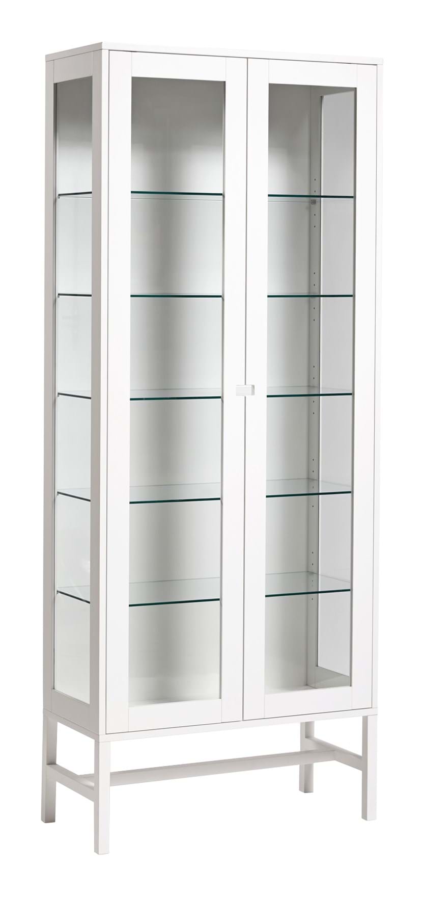 Falsterbo Vitrinskåp 200 cm - Vit från Vålamagasinet Skåp och vitrinskåp, Mavis, Image-1