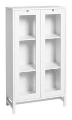 Falsterbo Vitrinskåp 127 cm - Vit från Vålamagasinet Skåp och vitrinskåp, Mavis, Image-1