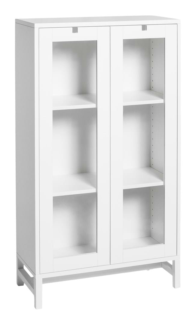 Falsterbo Vitrinskåp 127 cm - Vit från Vålamagasinet Skåp och vitrinskåp, Mavis, Image-1