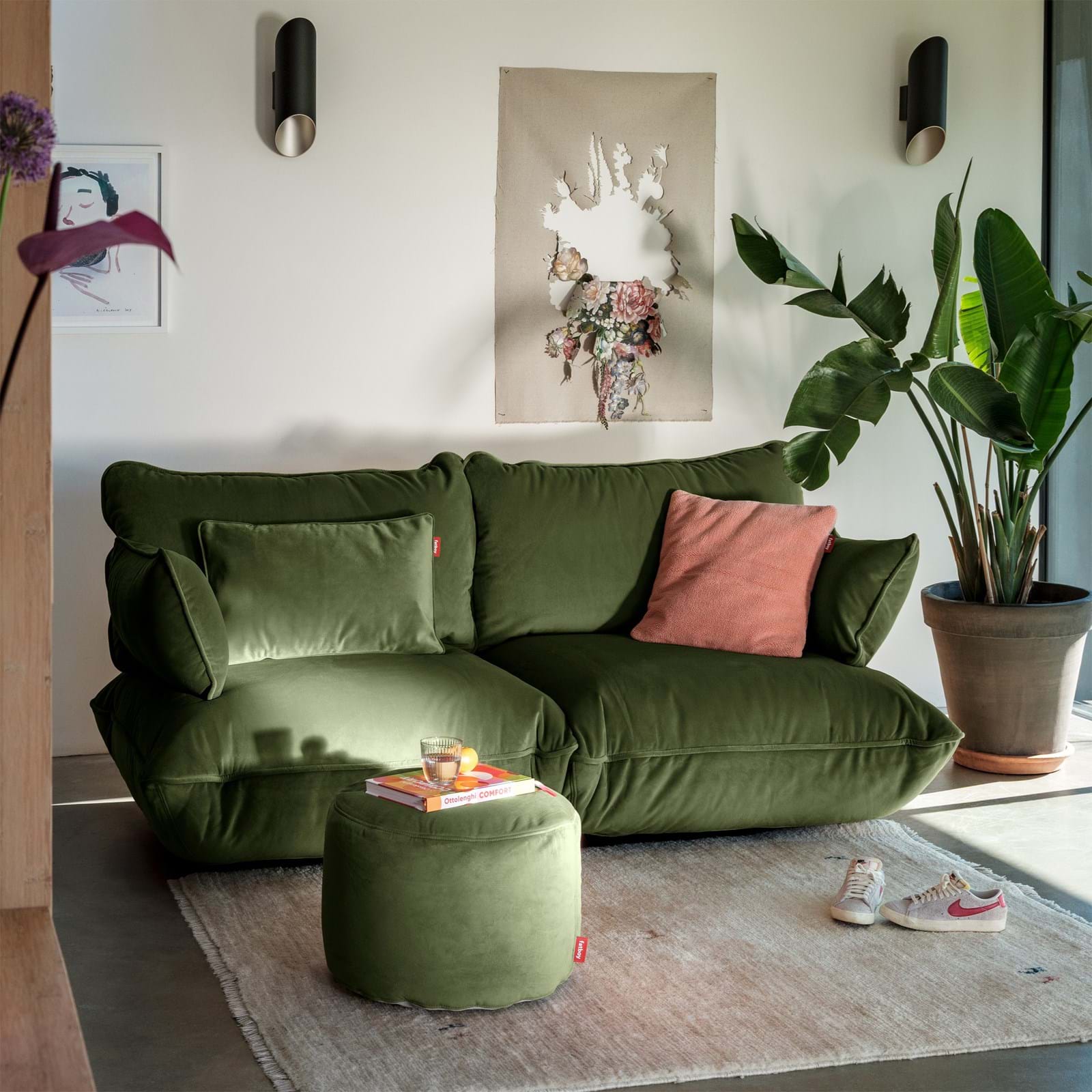 Sumo Sofa Medium Velvet Recycled från Vålamagasinet Soffor, Fatboy, Image-2