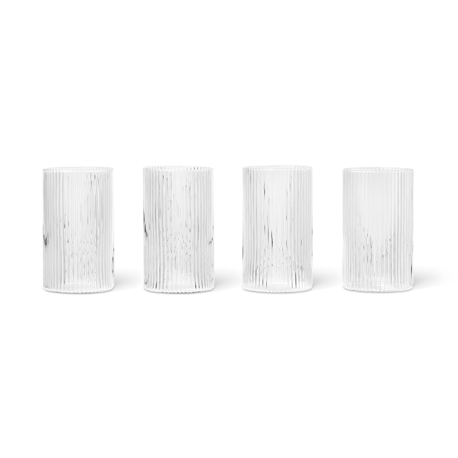 Ripple Verines Set Of 4 från Vålamagasinet Tallrikar och glas, Ferm Living, Image-1
