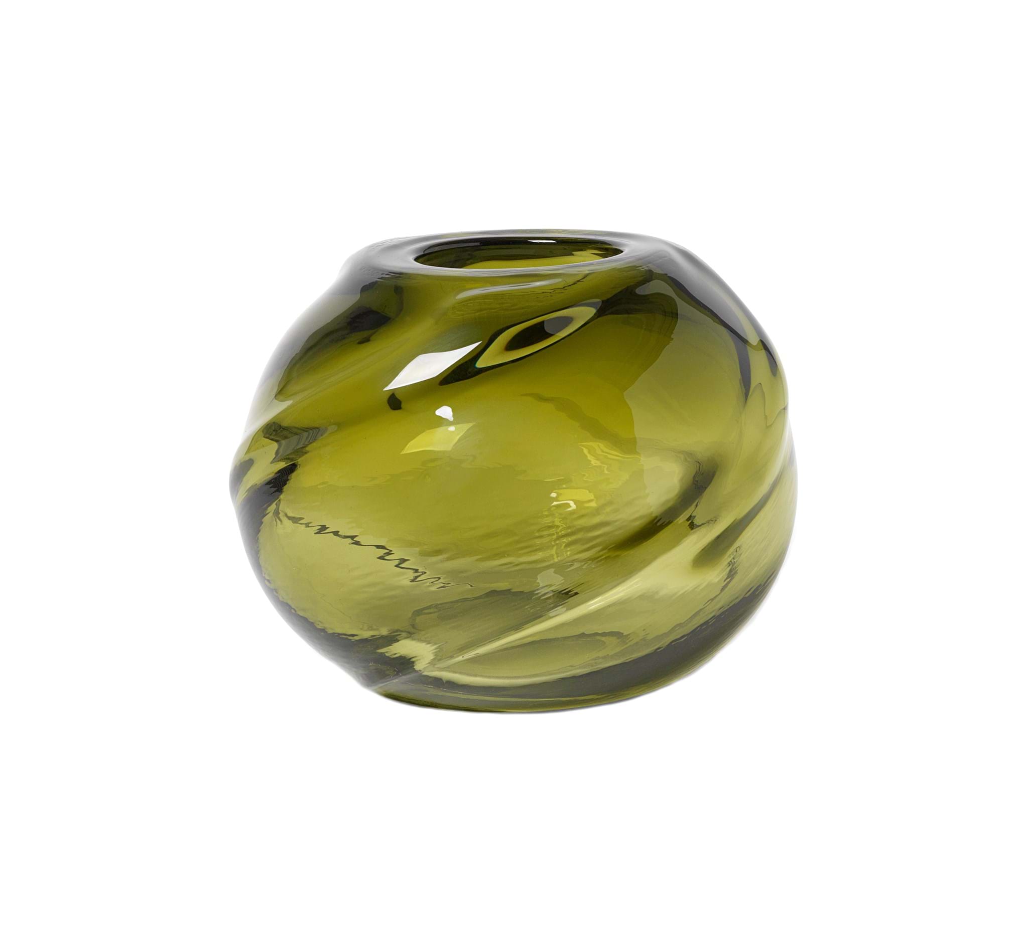 Water Swirl Vase Round från Vålamagasinet Krukor och vaser, Ferm Living, Image-1