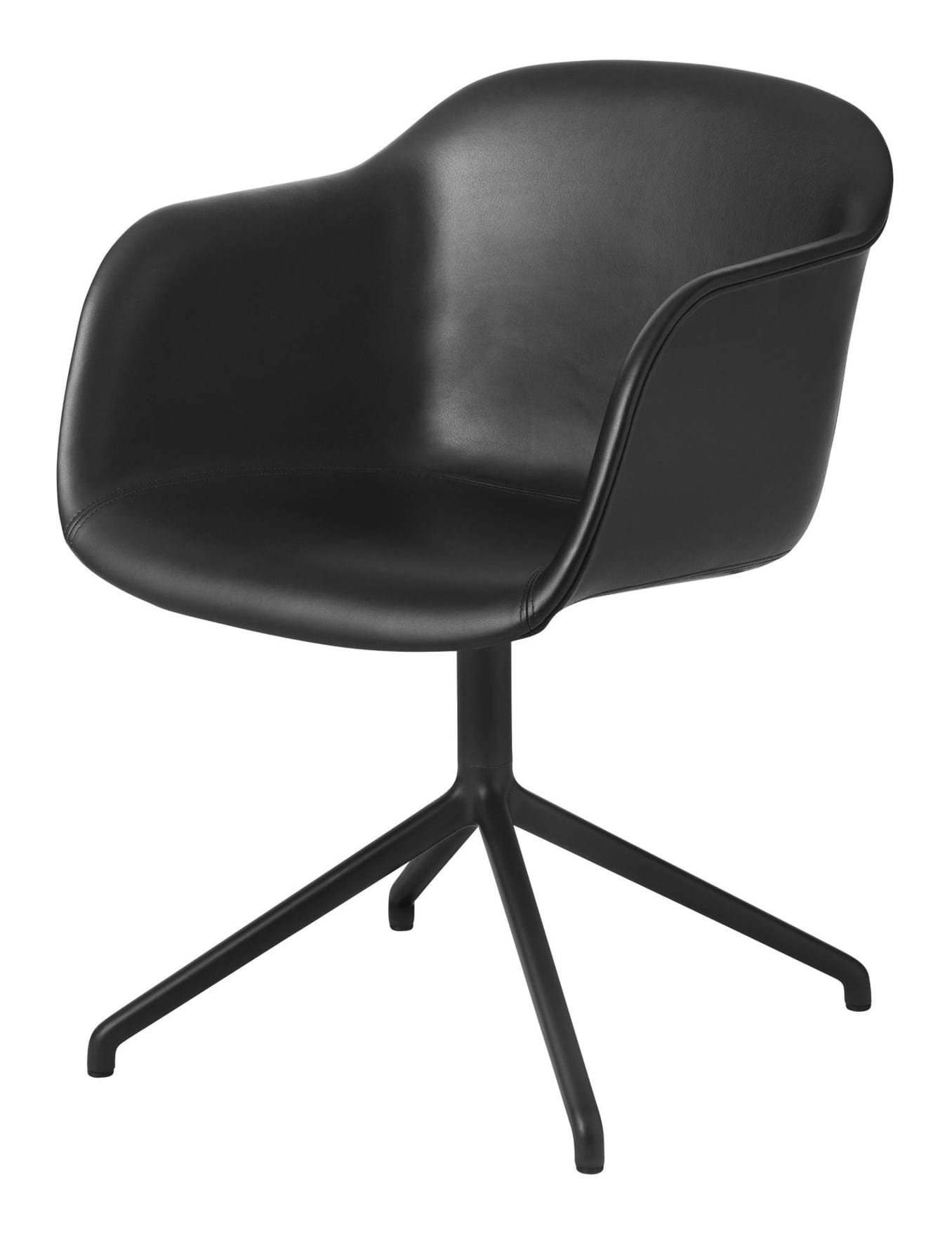 Fiber Armchair Swivel Base Leather från Vålamagasinet Skrivbordsstolar, Muuto, Image-1