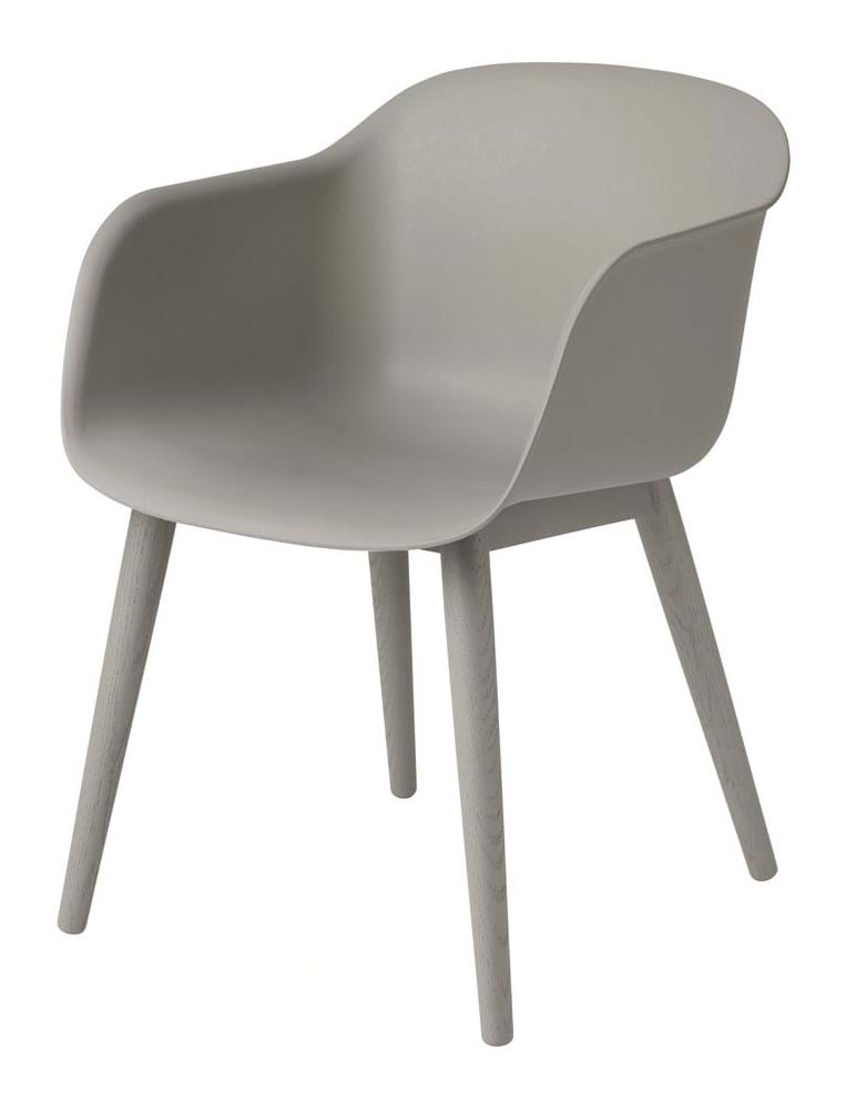 Fiber Armchair Wood Base från Vålamagasinet Matstolar, Muuto, Image-1