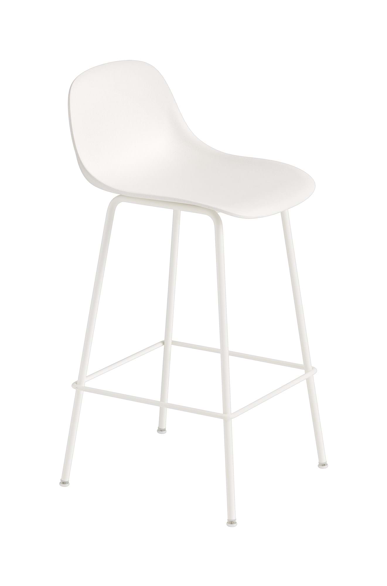 Fiber Counter Stool Tube Base With Backrest 65 cm från Vålamagasinet Barstolar, Muuto, Image-1