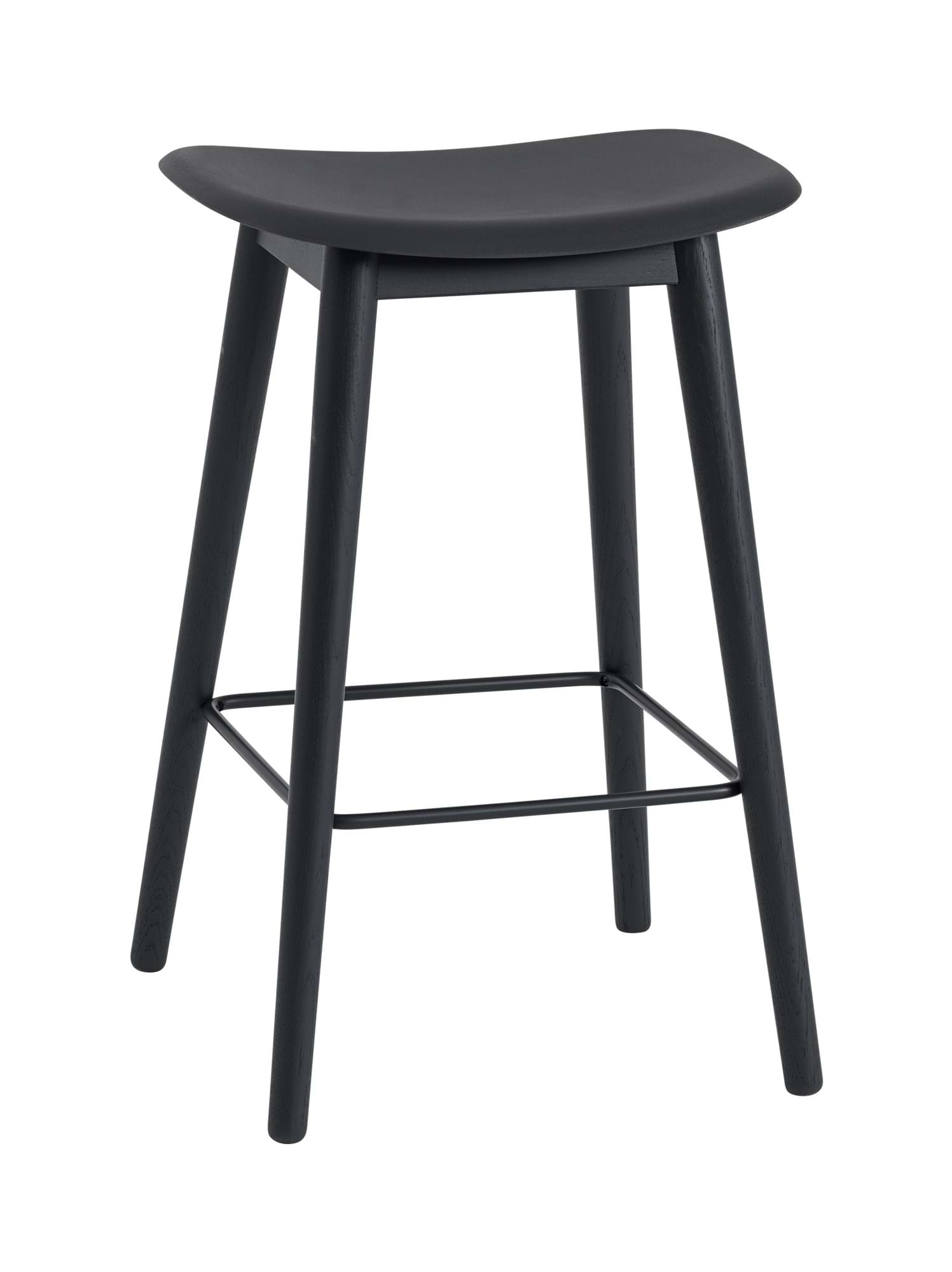 Fiber Counter Stool Wood Base 65 cm från Vålamagasinet Barstolar, Muuto, Image-1