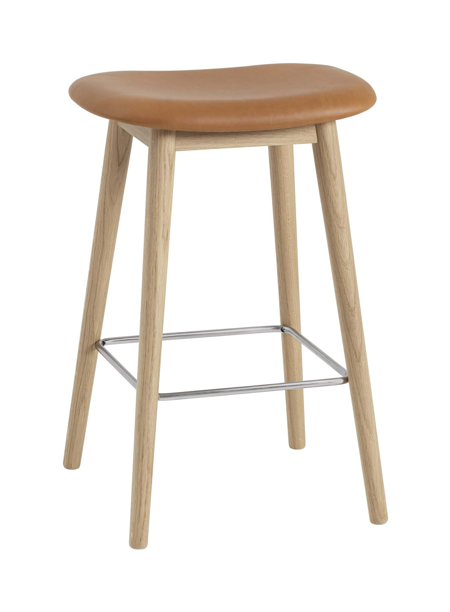 Fiber Counter Stool Wood Base 65 cm från Vålamagasinet Barstolar, Muuto, Image-1