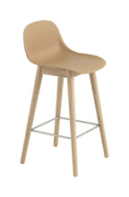 Fiber Counter Stool Wood Base With Backrest 65 cm från Vålamagasinet Barstolar, Muuto, Image-1