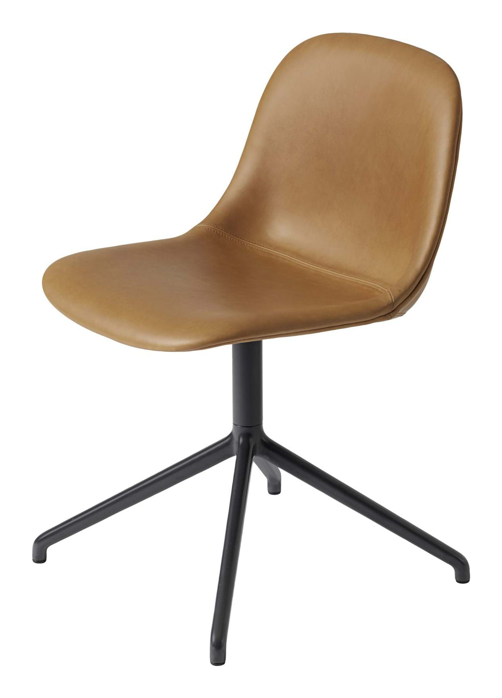 Fiber Side Chair Swivel Base Leather från Vålamagasinet Skrivbordsstolar, Muuto, Image-1