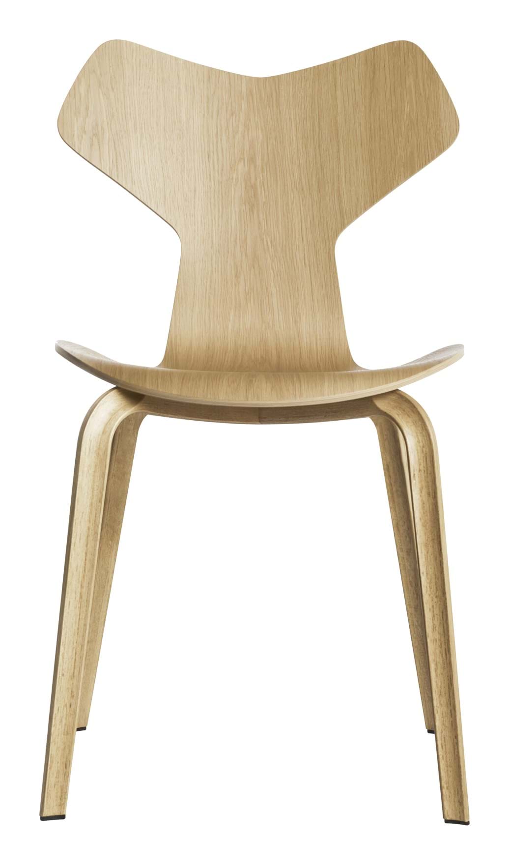 Grand Prix 4130 Stol Träfanér från Vålamagasinet Matstolar, Fritz Hansen, Image-1