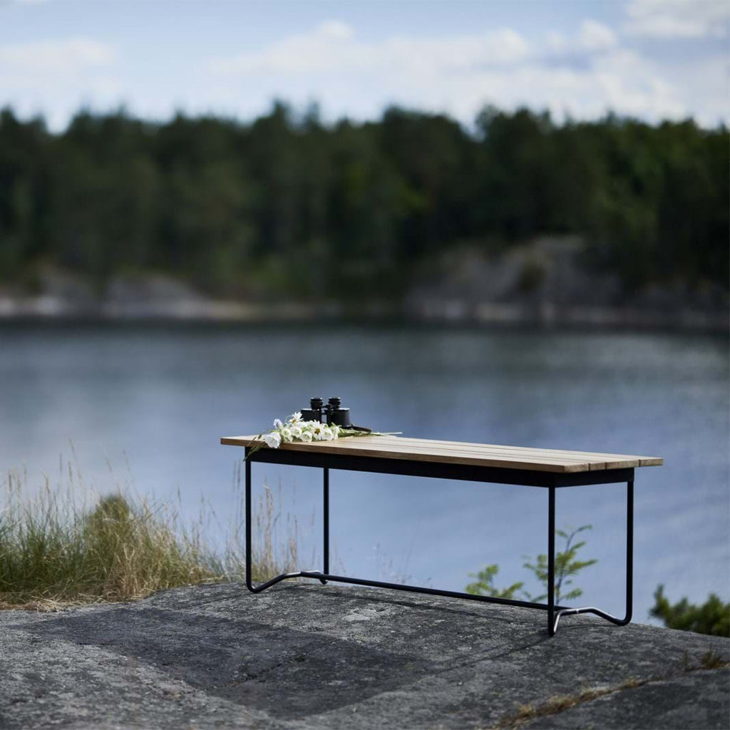 Grinda Bänk - Teak från Vålamagasinet Pallar och bänkar utemöbler, Skargaarden, Image-3