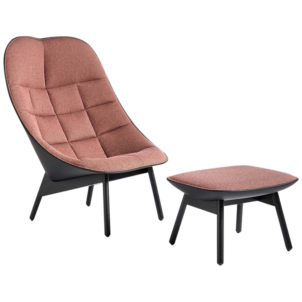 Uchiwa Quilted Chair And Ottoman från Vålamagasinet Fåtöljer, HAY, Image-1
